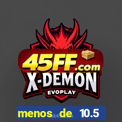 menos de 10.5 escanteios o que significa